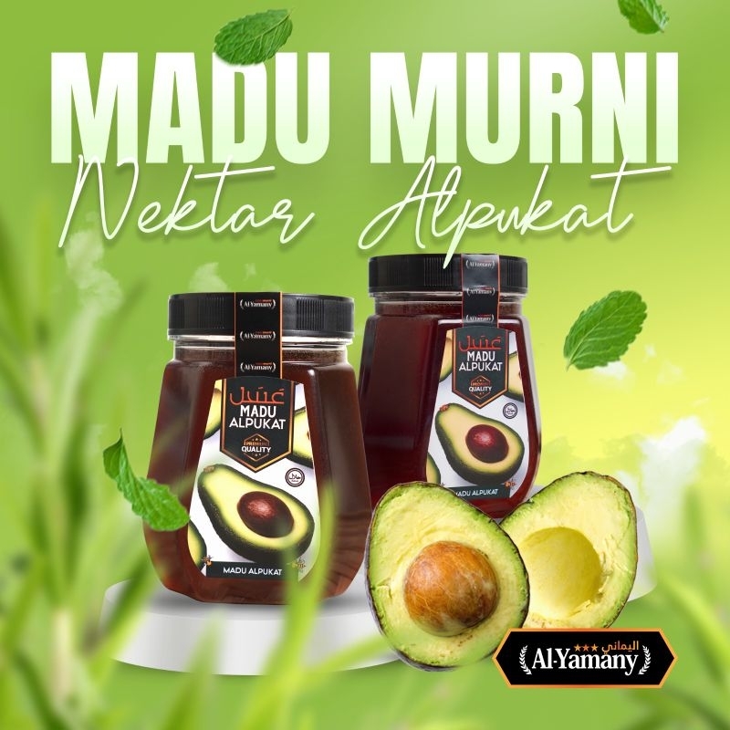 

Madu Alpukat Al-Yamany Asli Nektar Alpukat Isi 400ml