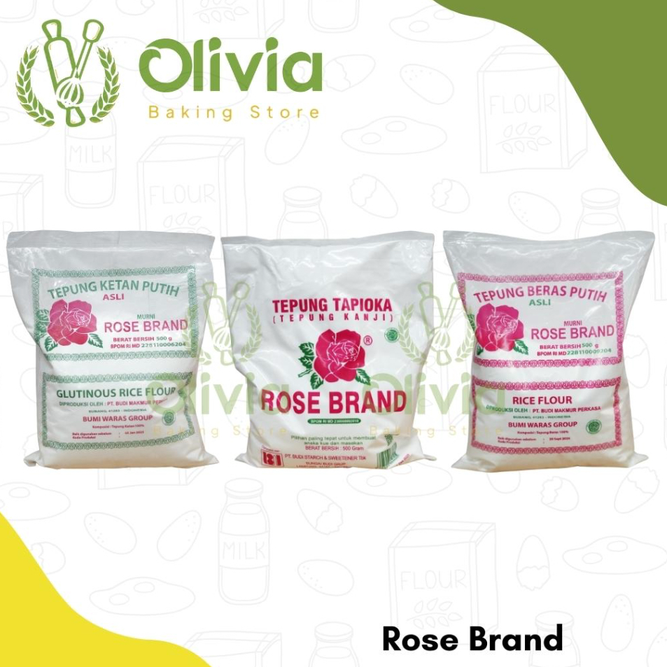 

Model Terkini Tepung Tapioka/Tepung Kanji Rose Brand - 500 gram