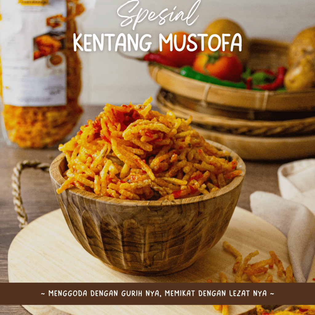 

ZainSnack Kelezatan Kentang Mustofa Pedas Asam Manis 100gr Hemat 40%