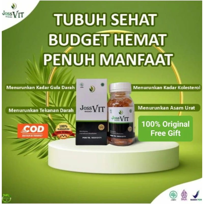 JossVit Habbatusauda Herbal Alami Joss WarasoVit  Solusi Menurunkan Kadar Gula Darah ( Diabetes ) Ko