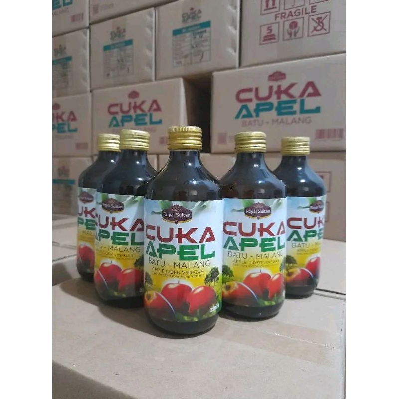 

cuka apel batu malang cider vinegar original penurun darah tinggi asam urat reumatik kolestrol diet lambung maag isi 320 ml