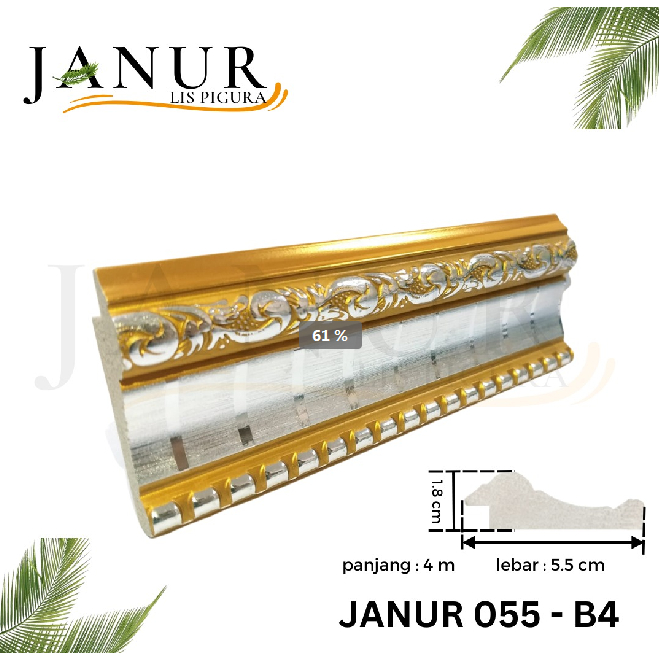 Lis Plafon PVC 2m x 5.5cm