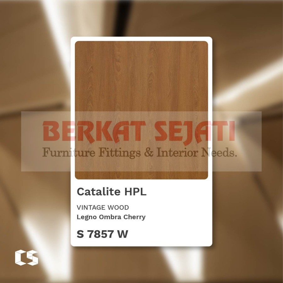 S 7857 W - HPL CATALITE HPL BY CS LAMINATES - WOODGRAIN