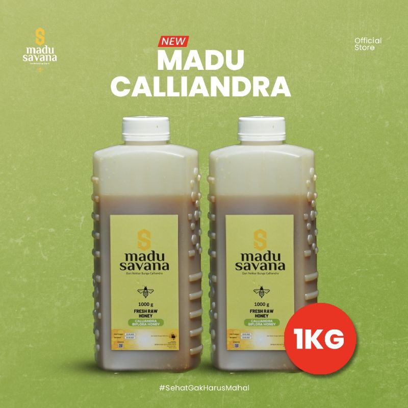 

Madu Savana Nektar Bunga Kalliandra Madu Anak 1 kg