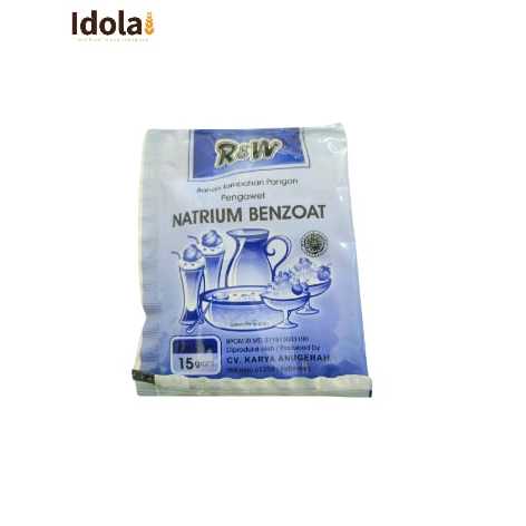 

Pengawet makanan / minuman Benzoat RW 15gram