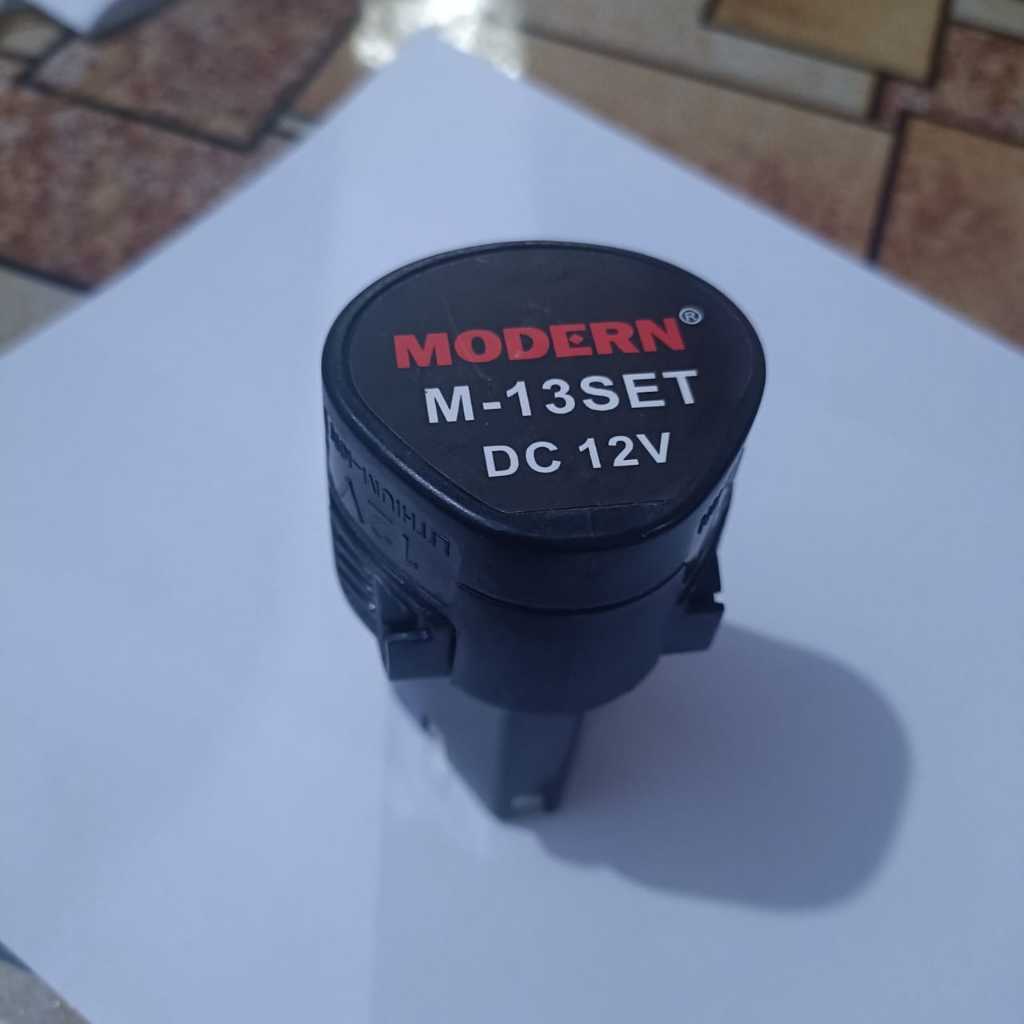 1 PCS Batrai Bor Cas MODERN 12V/ Baterai/ Batre/ Baterei/ Batrei Cordless 12 Volt