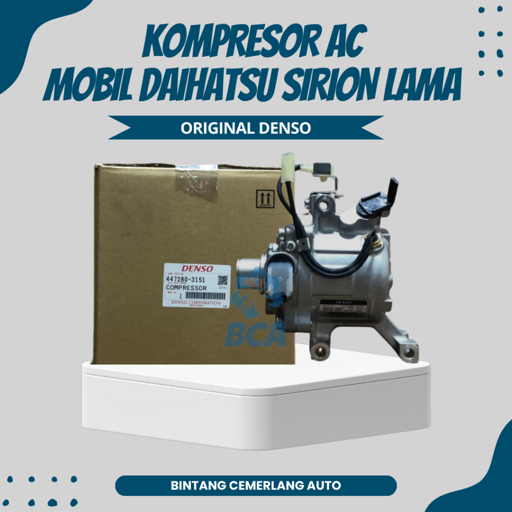 COMPRESSOR KOMPRESOR AC Mobil Daihatsu Sirion Lama ORIGINAL DENSO