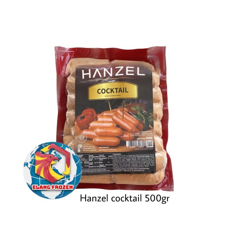 Hanzel Cocktail Sosis Ayam dan Sapi 500gr