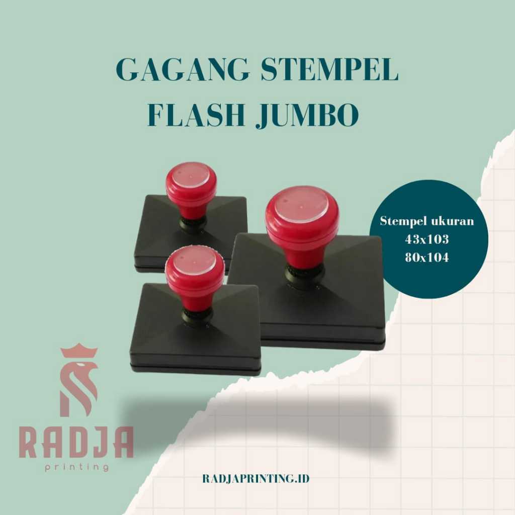 

Gagang Stempel Flash Jumbo 43103 / 80103