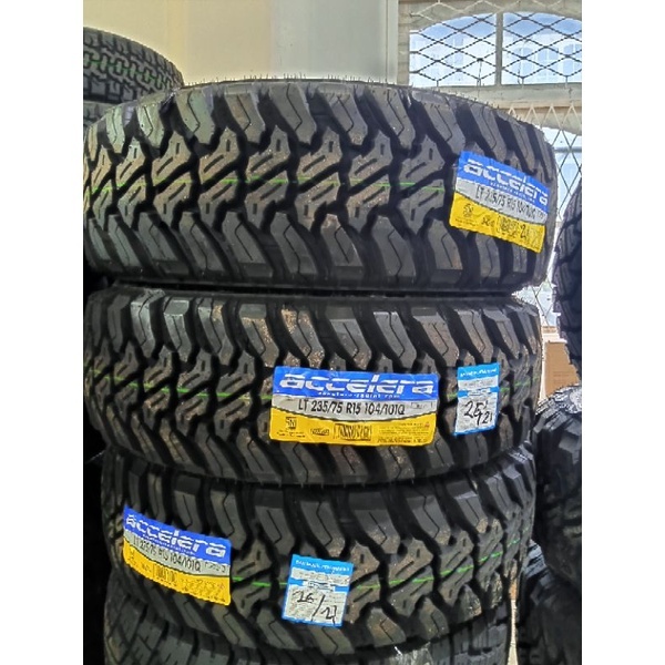 BAN MOBIL PACUL UKURAN 235 75 R15 MERK ACCELERA M/T-01, MURAH FREE PASANG