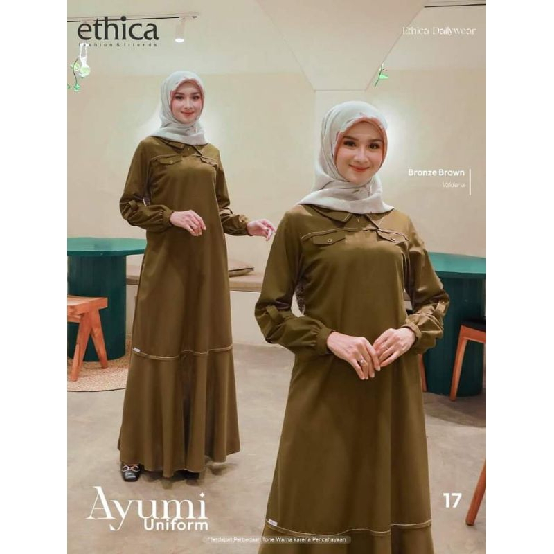 GAMIS WANITA GAMIS AYUMI UNIFORM 17 series seragam ASN by ETHICA
