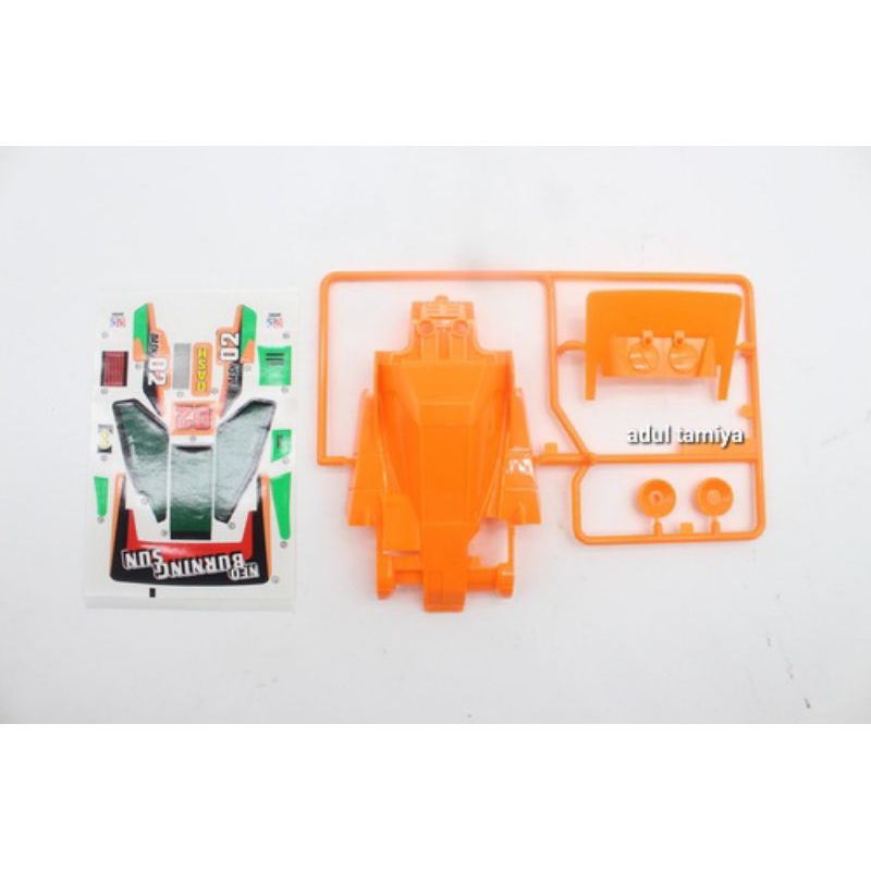 REP TAMIYA 18034 BODY SET DASH 02 NEO BURNING SUN + DECAL (VC MODEL)