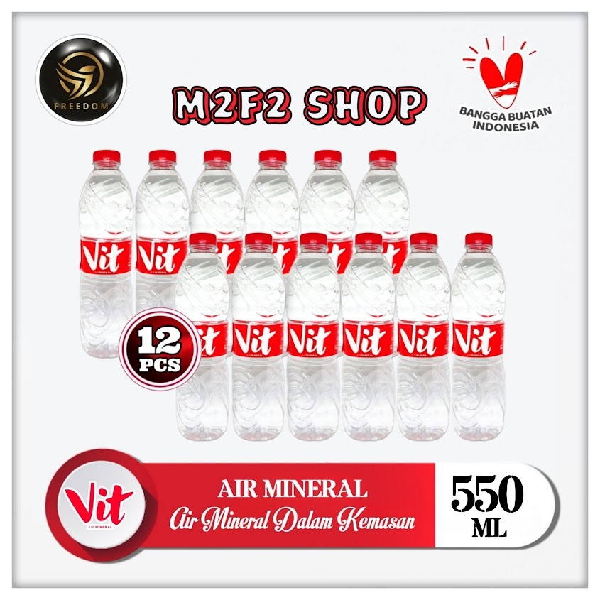 

Air Mineral Vit Botol Tanggung Plastik Pet - 550 ml (Kemasan 12 Pcs)