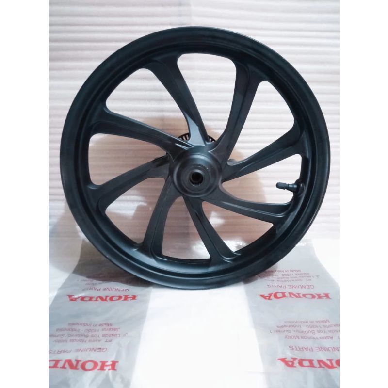 velg depan PCX 150 ABS Hitam asli ori honda
