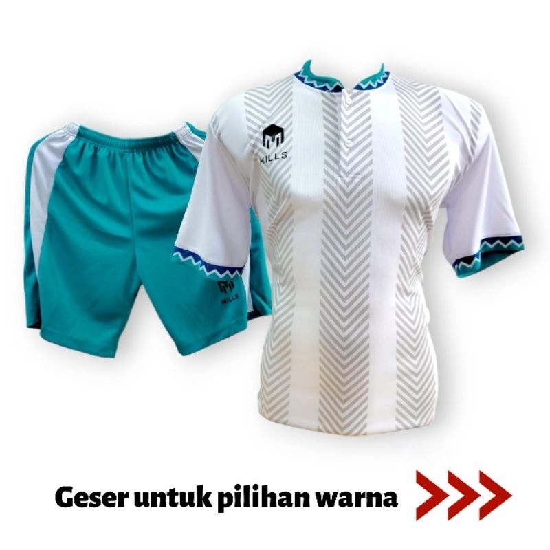 Jersey futsal dewasa  Setelan baju dan celana kaos sepak bola tim Murah terbaik bahan Dryfit warna p