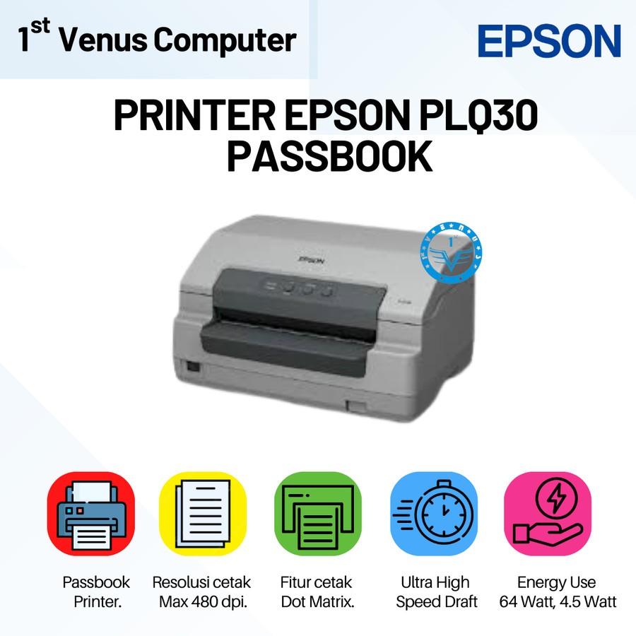 PRINTER EPSON PLQ30 PASSBOOK / EPSON PRINTER PLQ30 / PLQ-30/30M / V5