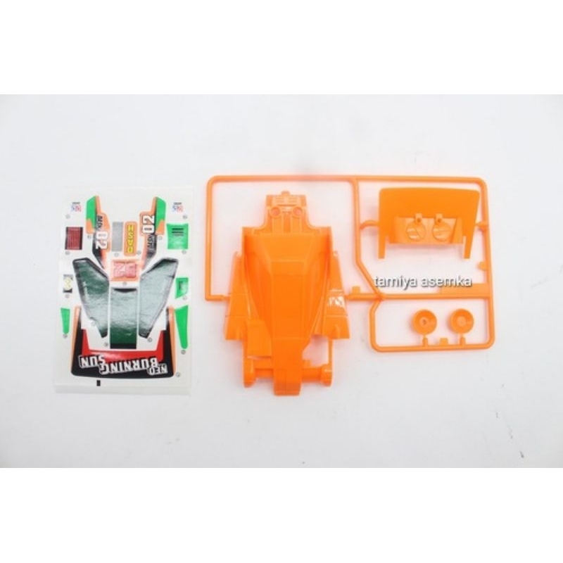 REP TAMIYA 18034 BODY SET DASH 02 NEO BURNING SUN + DECAL (VC MODEL)