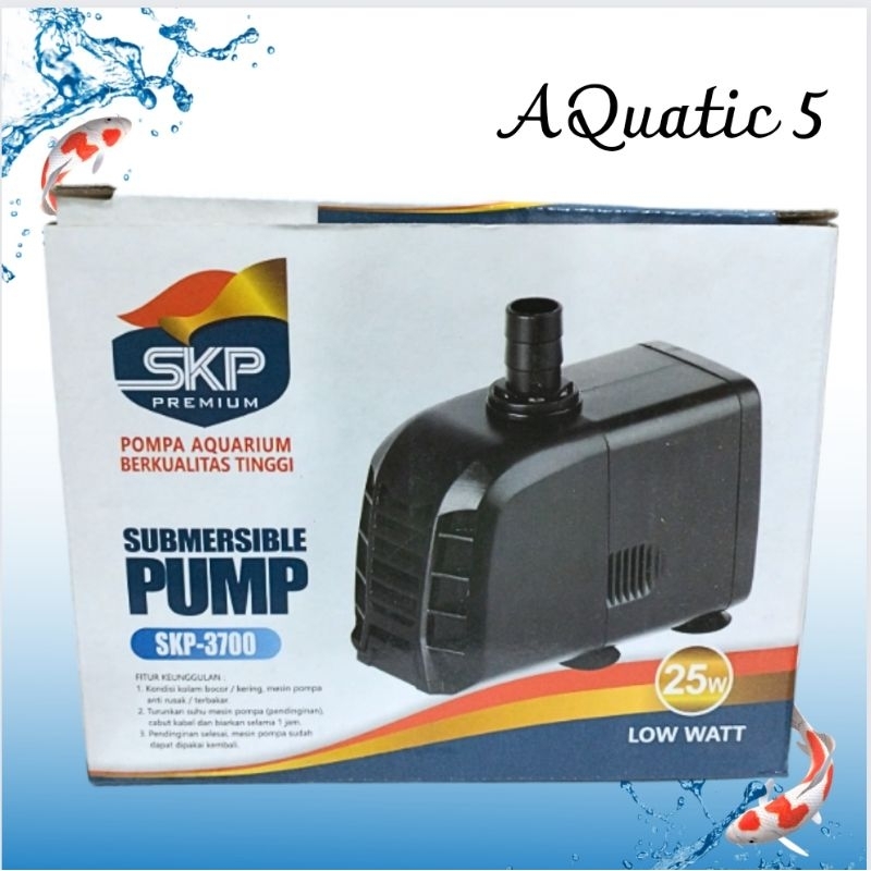 PROMO POMPA KOLAM AQUARIUM HIDROPONIK SKP 3700