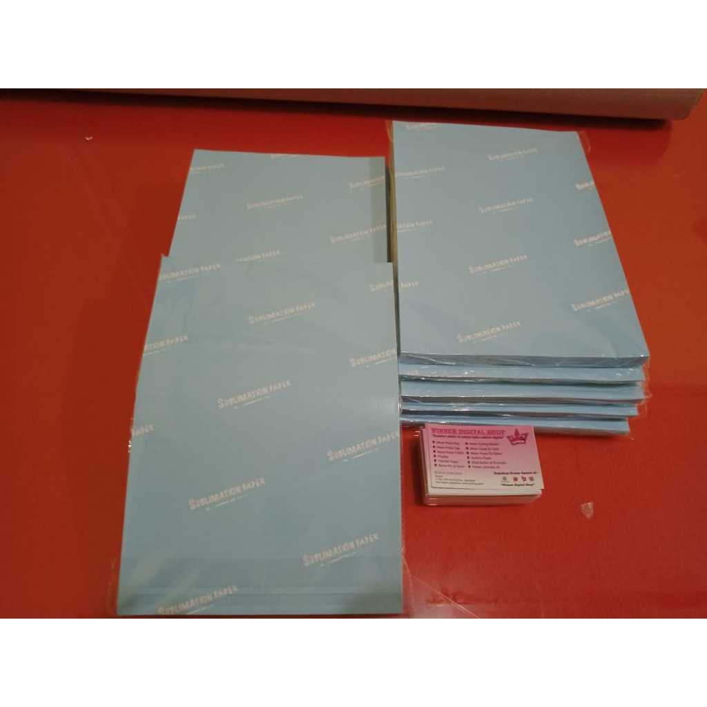 Sublimation Paper A4 isi 100 Kertas Sublim Import Berkualitas Inkjet Paper Khusus Sublim