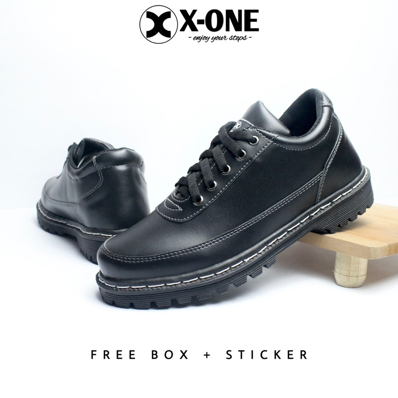 X-ONE Sepatu Pria Formal Casual | Sepatu Docmart Pria | Andrew Docmart