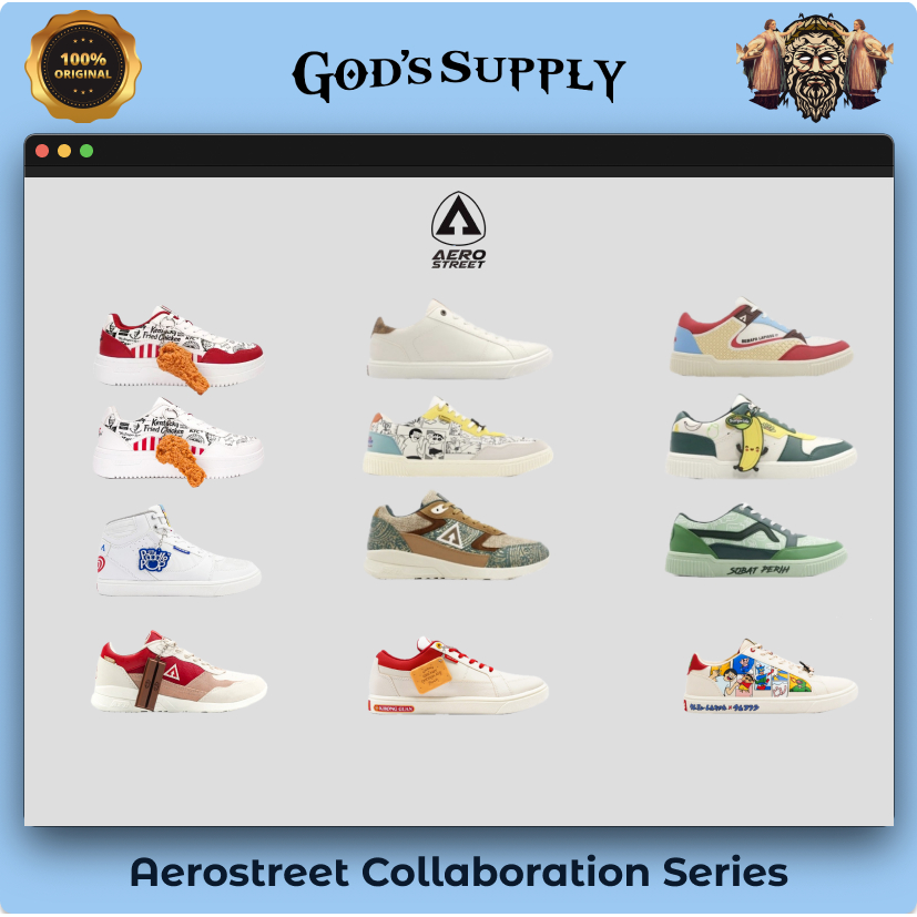 Aerostreet Puro Mangkunegaran / KFC Merah / KFC Putih / Paddle Pop / Kitkat / Khong Guan / Shinchan 