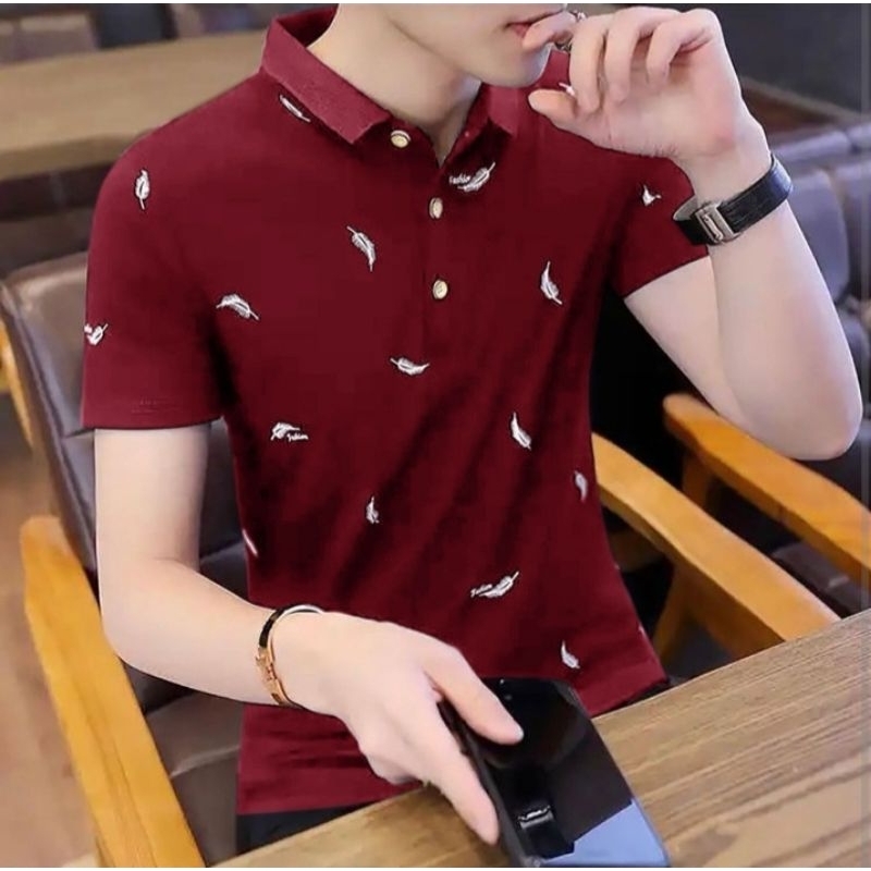 KAOS KERAH PRIA ( FOKUS ) BAJU KERAH PRIA LENGAN PENDEK MODEL TERBARU