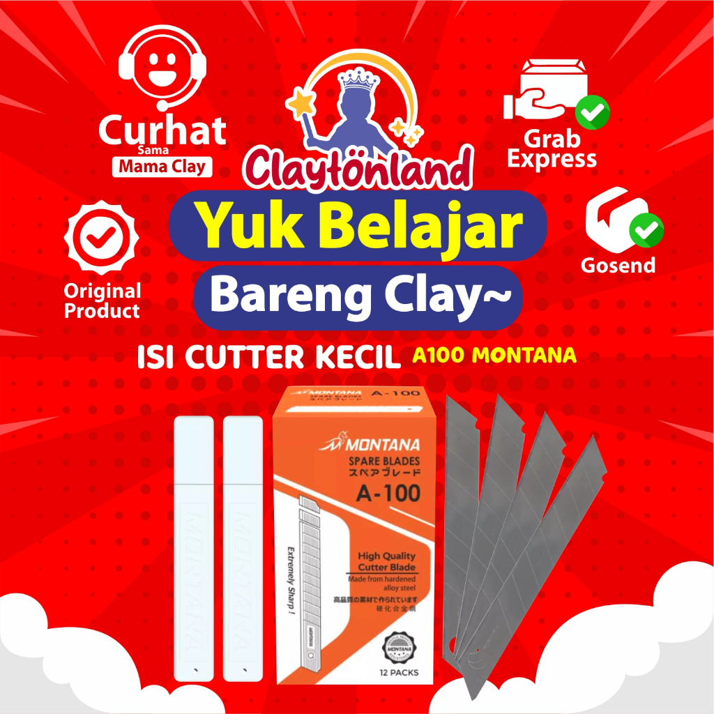 ISI CUTTER KECIL A100 MONTANA / REFILL CUTTER KECIL A100