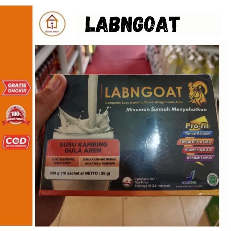 

LABN GOAT ISI 10 SACHET/SUSU KAMBING ETAWA/SUSU LABN GOAT/SUSU ETAWA/SUSU KAMBING/SUSU BUBUK/ORIGINAL/TERLARIS