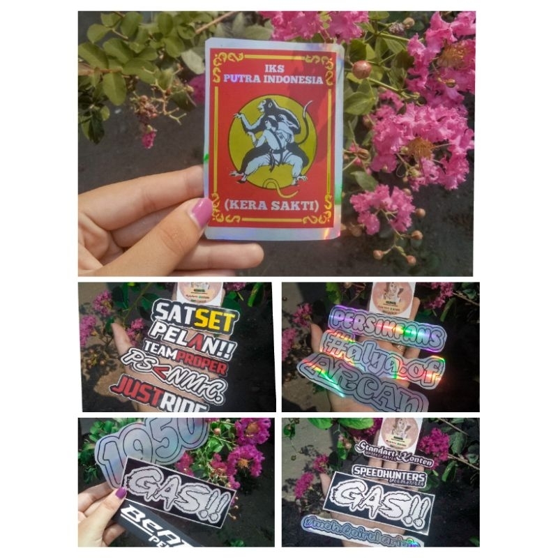 

stiker bijian bebas request bisa japri sebelum order