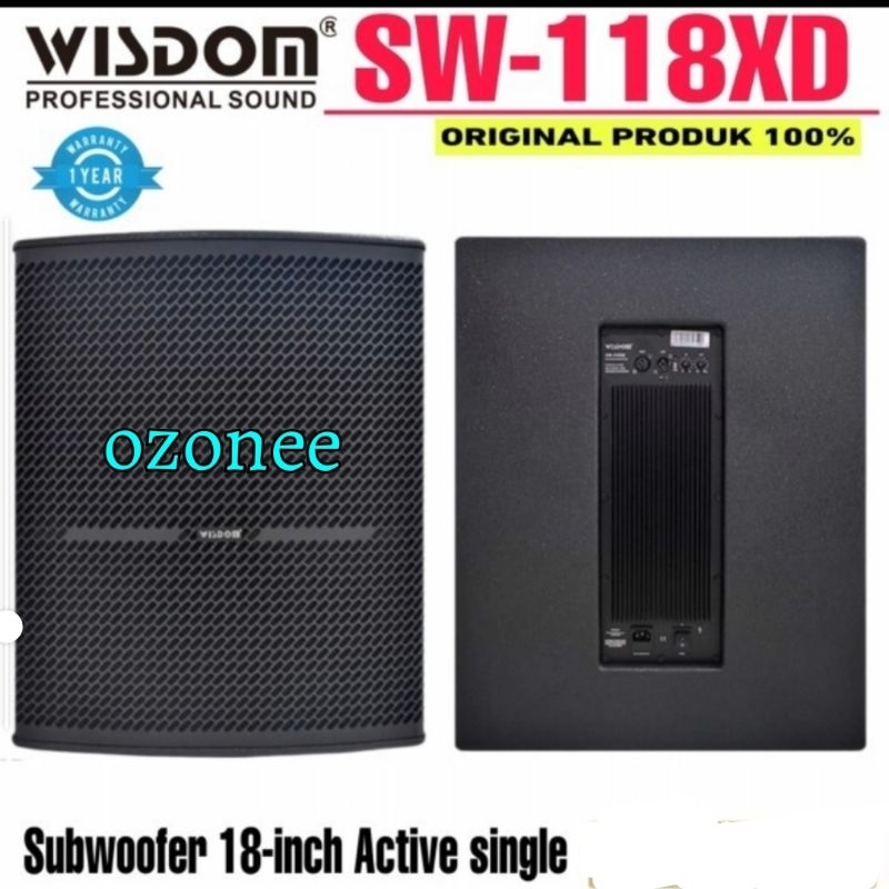 Subwoofer Aktif Wisdom SW118 XD SW 118 XD SW 118XD Aktif Sub 18"Ori