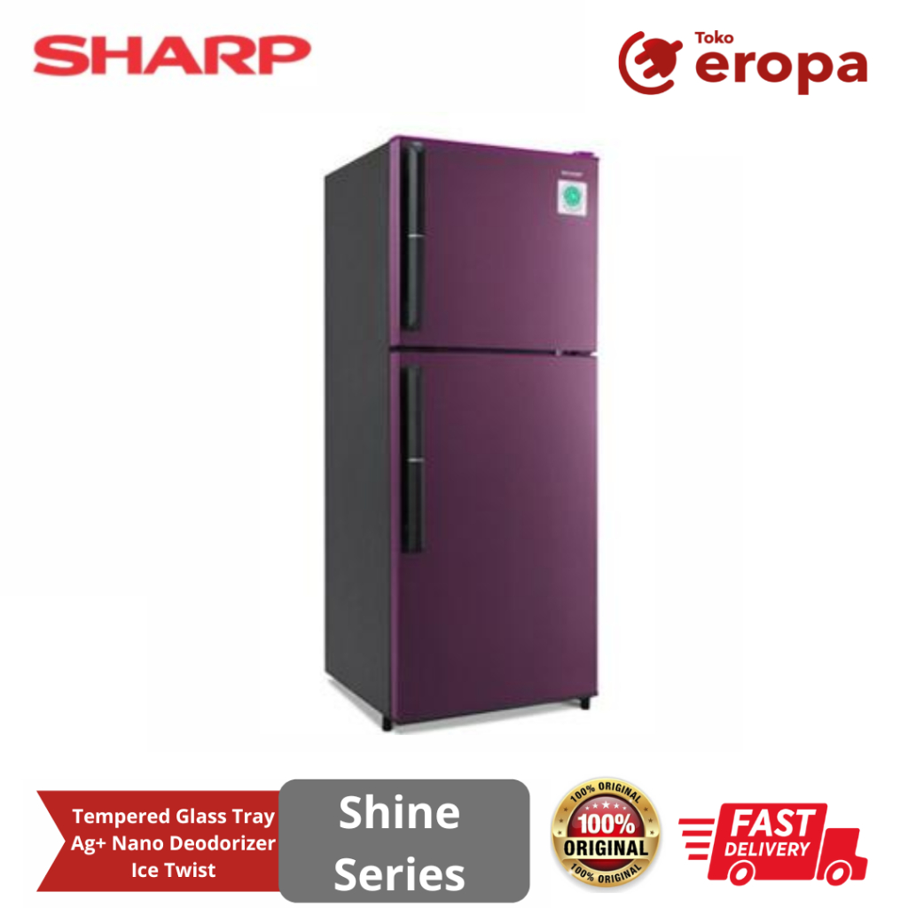 Kulkas 2 Pintu Sharp SJ246-GCSR