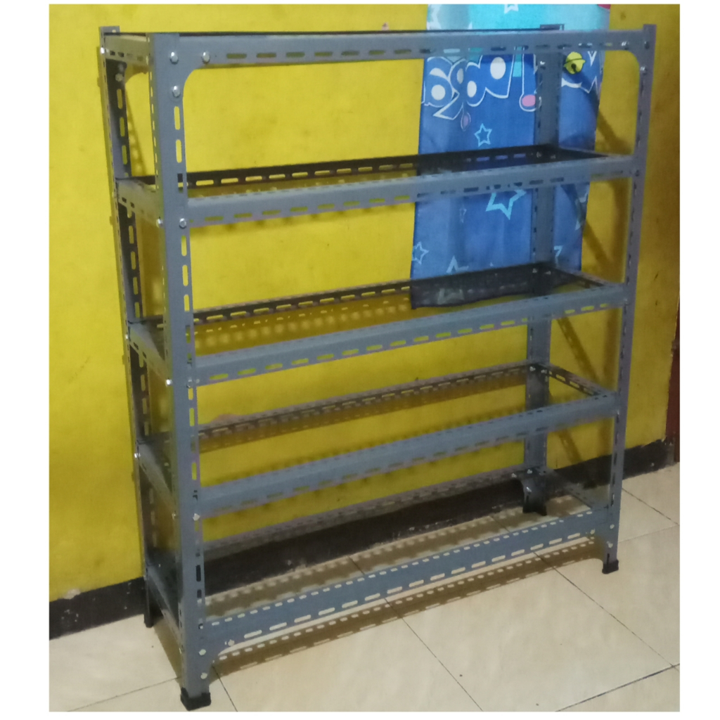 RAK BESI SIKU LUBANG 5 SUSUN SERBAGUNA