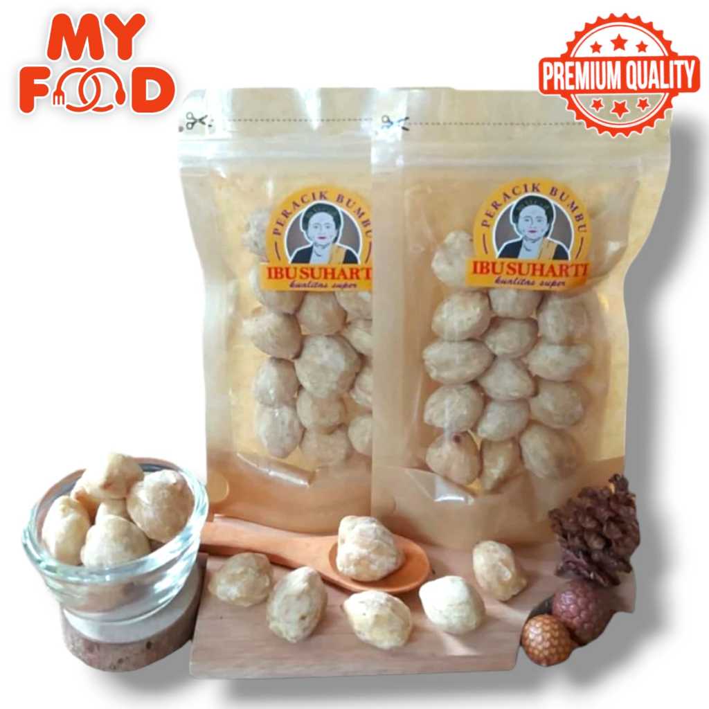 

[Myfoodofficial] - Ibu Suharti Rempah Kemiri Bulat Dried Candlenut Kualitas Premium