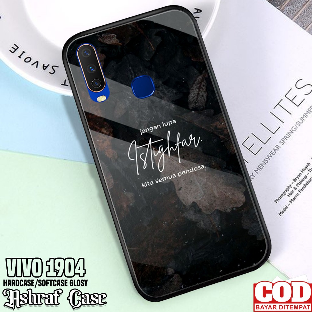 Case Vivo 1904 - Casing Vivo 1904 ( QTS ) Silikon Hp Vivo 1904 - Softcase Glass Kaca - Kondom Hp - K