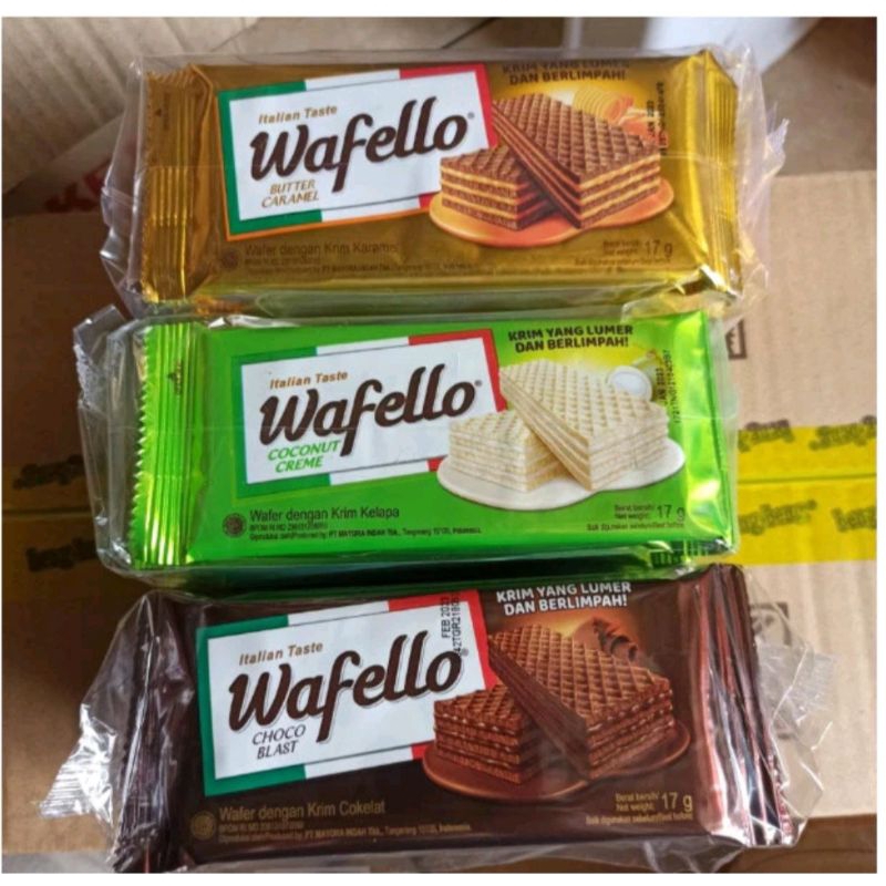 

WAFER WAFELO & WAFER NABATI KEJU COKLAT ISI 10PC