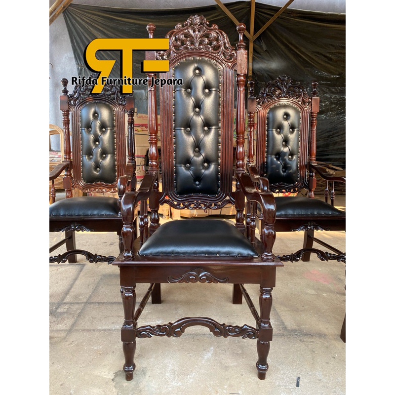 REAL PICT  Kursi Pengadilan Ukir Jati / Kursi Hakim pengadilan / Kursi Raja Ukir Jati / Kursi Kantor