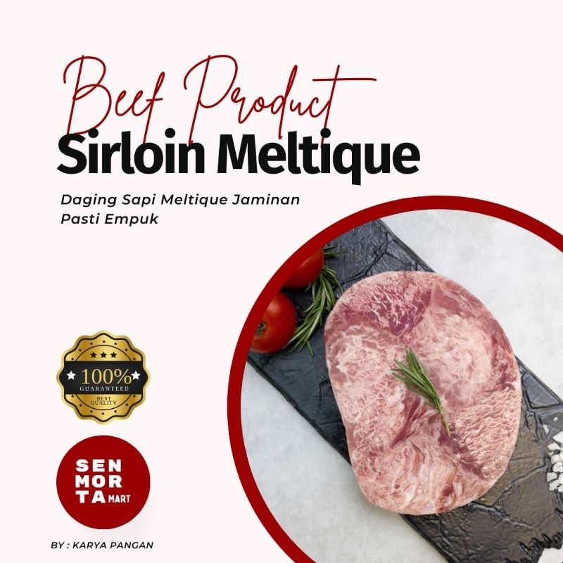 

Sirloin Meltiq Steak import 200 gram