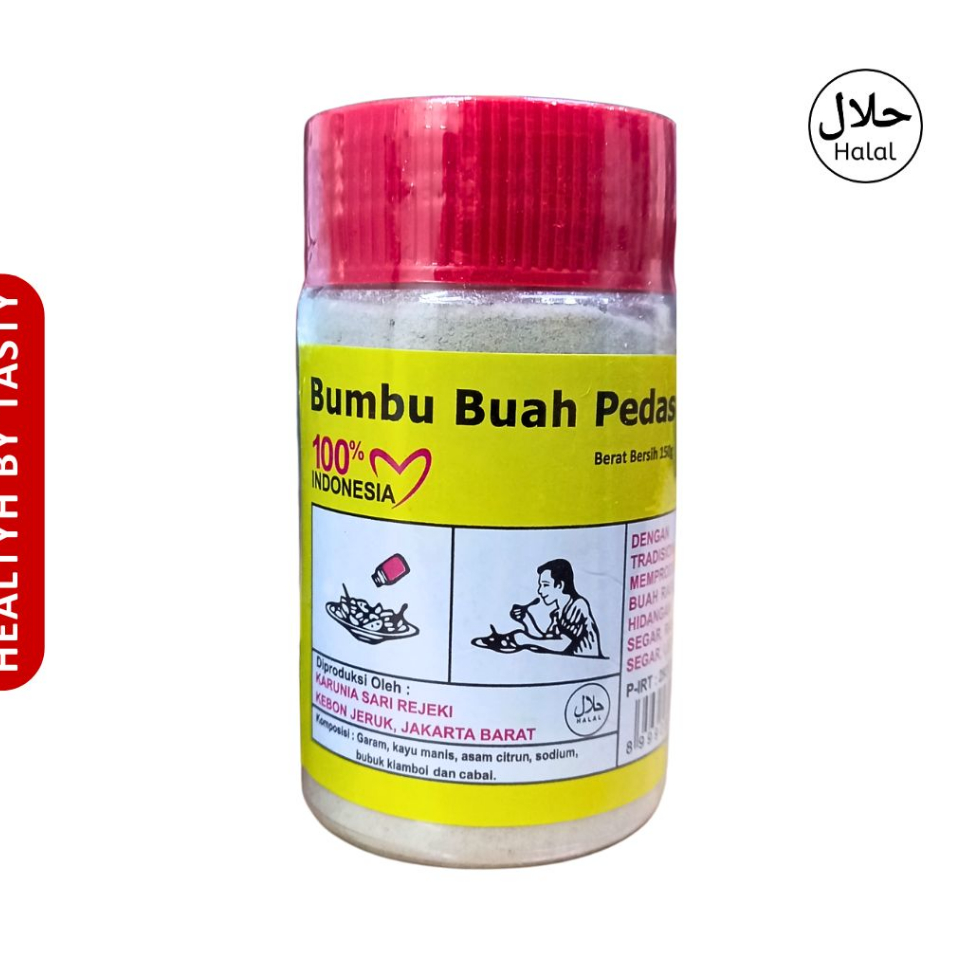 

➡✡✼ Bumbu Buah Garam Rujak Kiamboy Manis Pedas 100g Dijual Murah