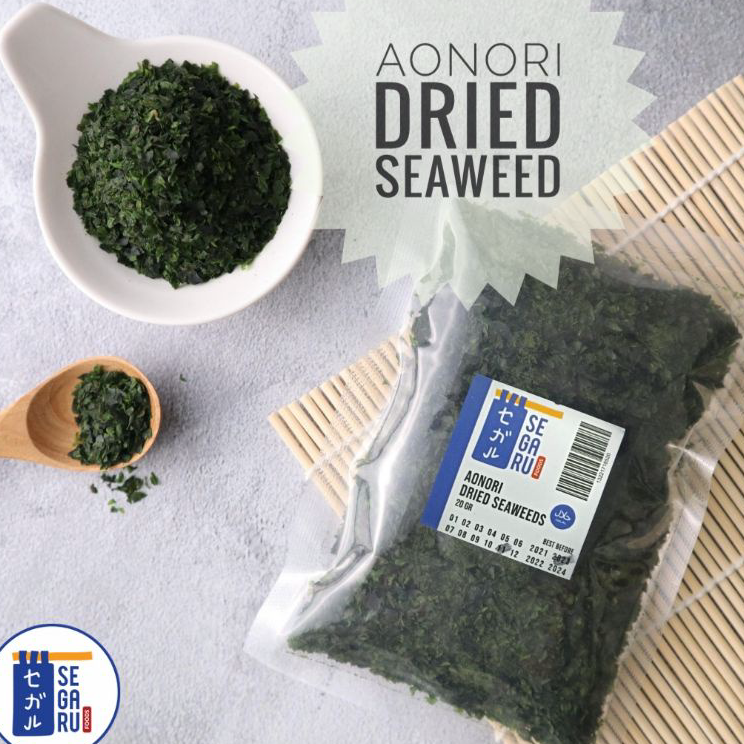 

➾❈❁ Aonori Dried Seaweed | Taburan Takoyaki | Bubuk Nori 20 gr