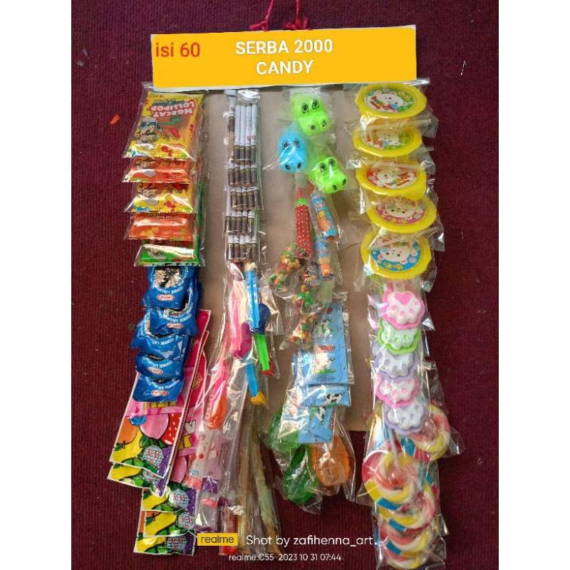 

SERBA 2000 CANDY PERMEN VIRAL SNACK Isi 60 EXP Hingga 2025