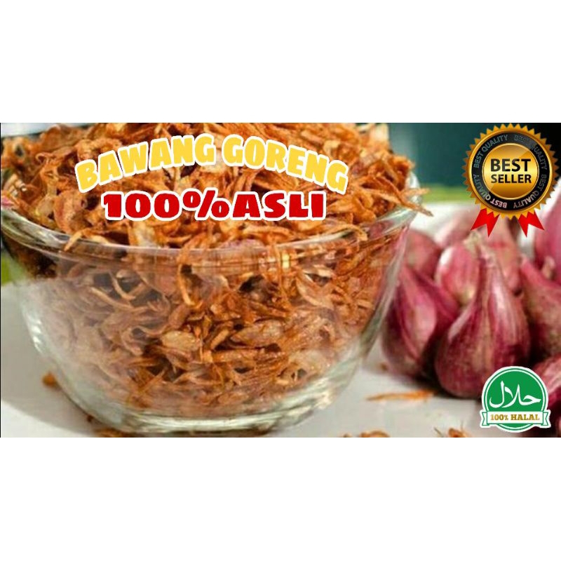 

BAWANG GORENG Met Food isi 1000 gr Bawang Goreng Asli