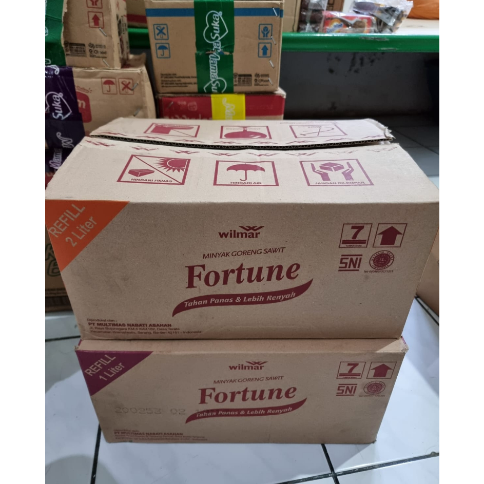 

Bayar Di Tempat Minyak Goreng Fortune 1 liter Stock Banyak