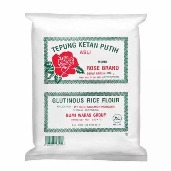 

Stock Banyak Tepung Ketan Rose Brand 500gr