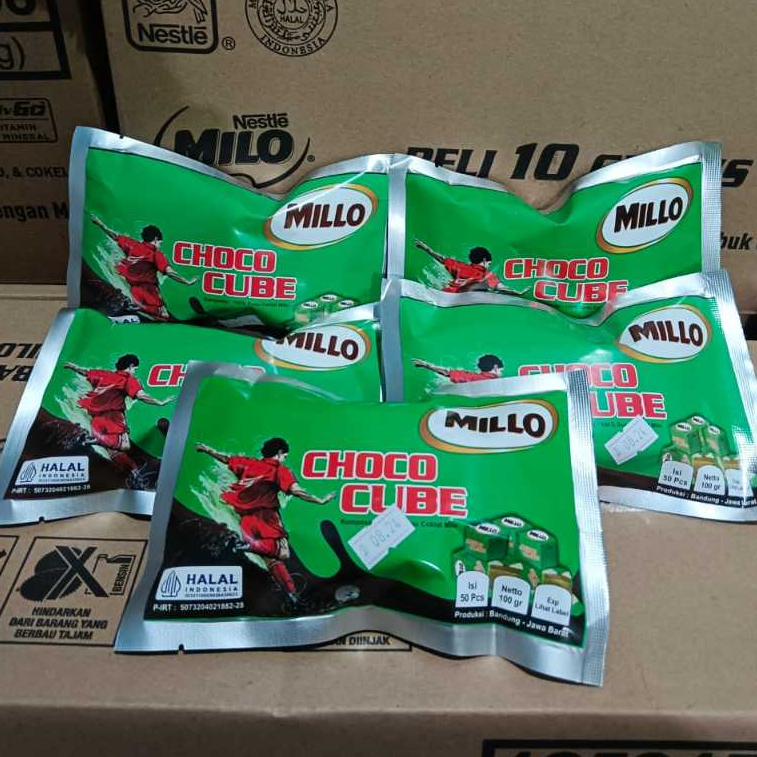 

Milo Lokal / Millo Cube 5 Bungkus (per bungkus Isi 50 buah) Murah Lebay ....