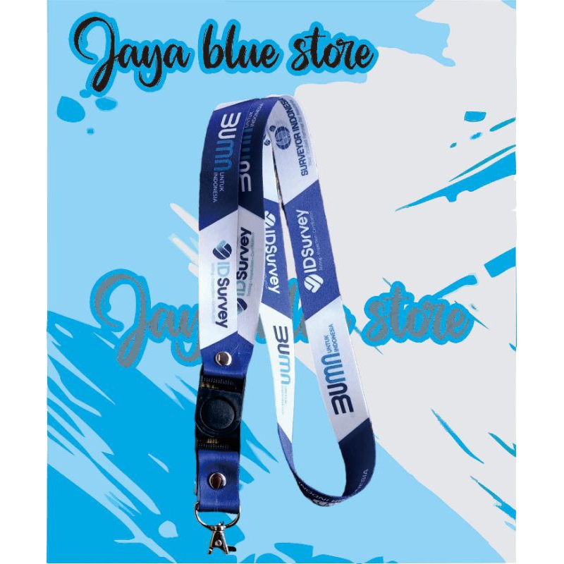 

Lanyard / tali id card Id Survey biru tua (READY STOCK)termurahh!!produsen utama!!!