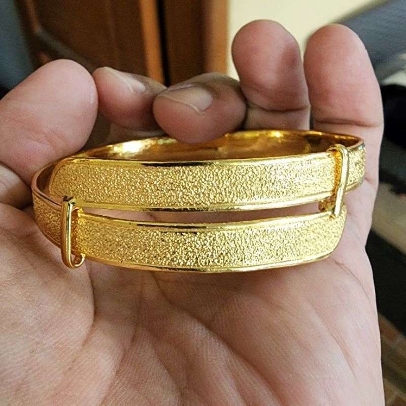 Gelang bangkok kait lapis emas 24k