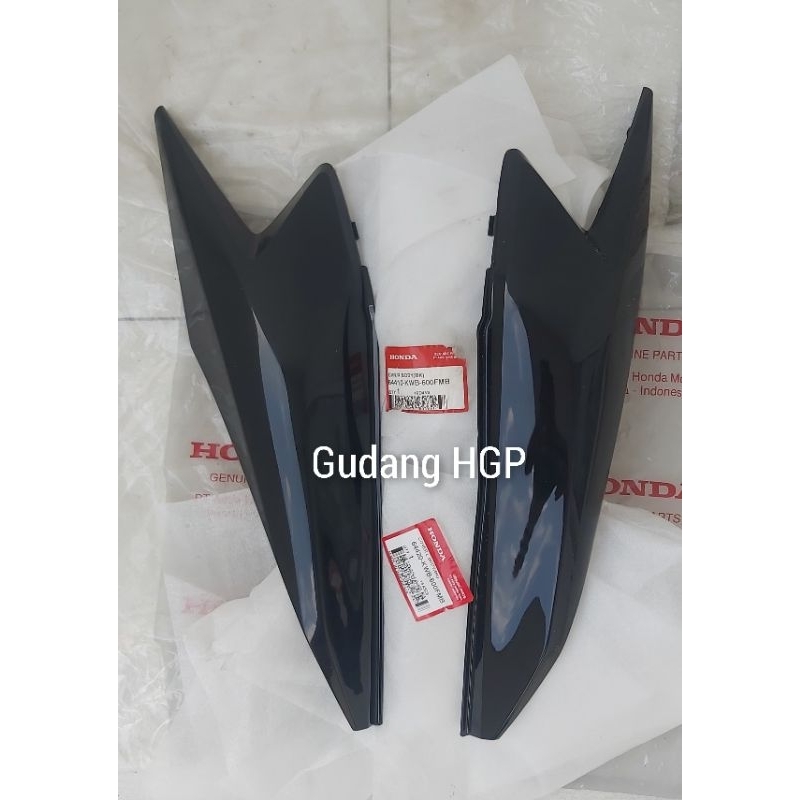 Cover Body L & R Set Black Honda Blade Karbu 64410 64420-KWB-600FMB Ori Honda Genuine Parts