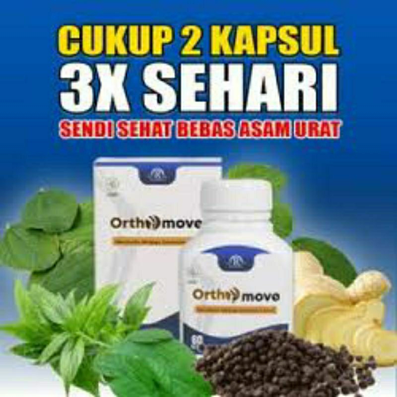 Orthomove kapsul sendi ampuh herbal original asli bpom