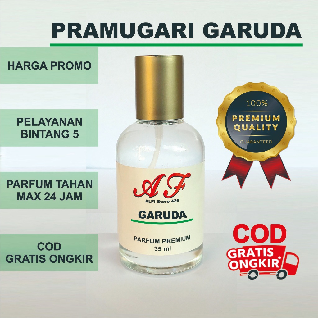 PARFUM PRAMUGARI GARUDA SUPER PREMIUM ORIGINAL WANGI TAHAN MAX 24 JAM