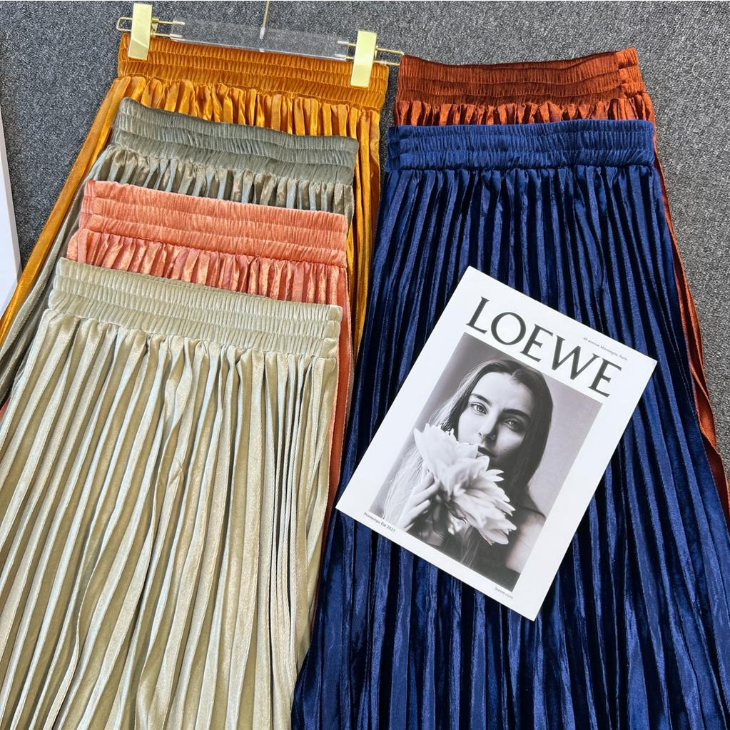 BISA COD SALE ROK BLUDRU PREMIUM PLISKET PANJANG MAYUNG LEMBUT SHIMER MEWAH GROSIR PGMTA TERLARIS MU